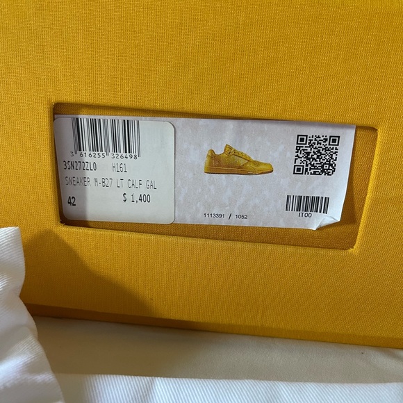 Dior World Tour B27 Leather Size US 9/EU 42 (New) - Picture 3 of 7